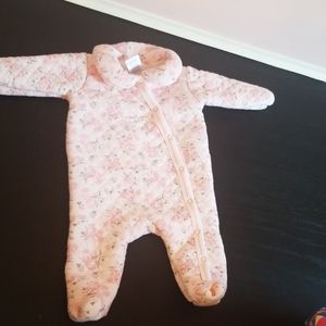 NICOLE MILLER NY pink quilted coverall